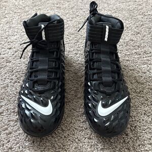 Nike Force Savage Pro 2 Football Cleats Black AH4000-002 Mens Size 11 New